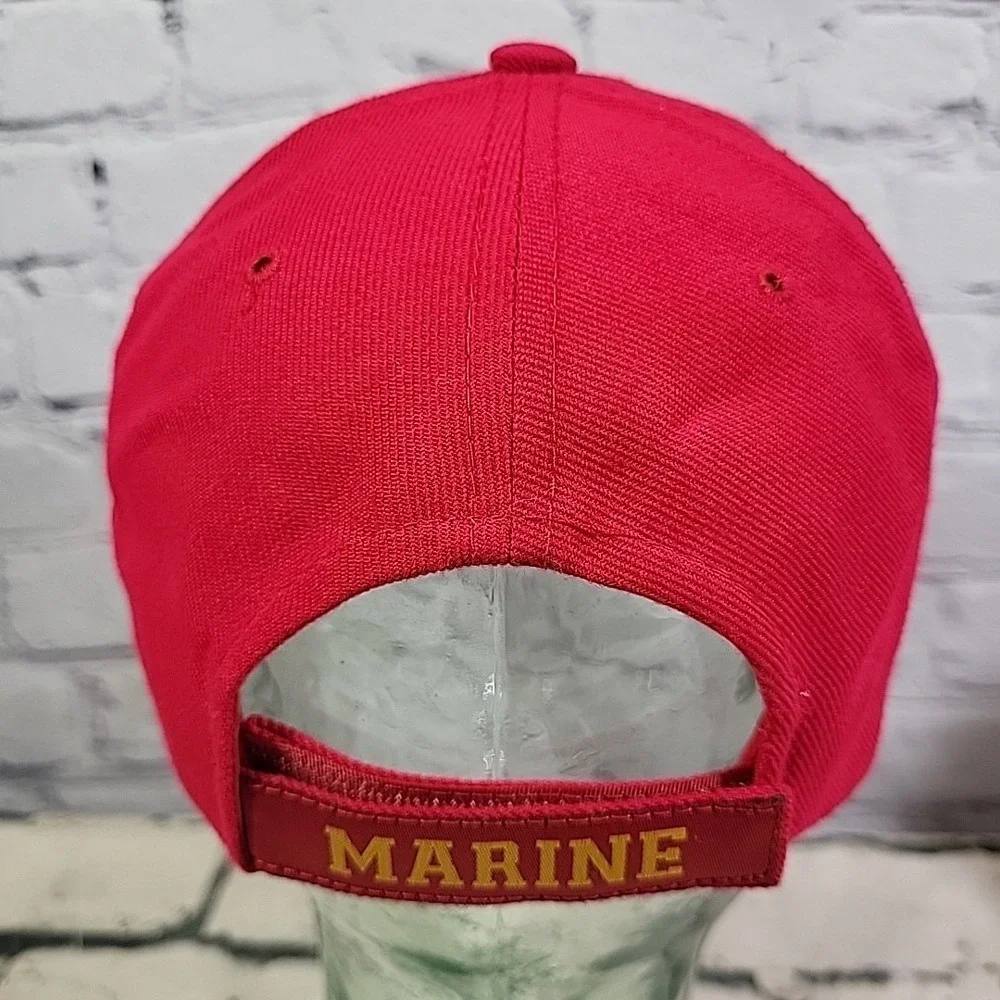 United States Marine Corps Hat The Few The Proud Mens Red‎ Adjustable Ball Cap